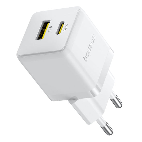 Baseus Palm Fast Charger, TypeC To USB, 20Watts, White Baseus Palm Fast Charger, TypeC To USB, 20Watts, White
