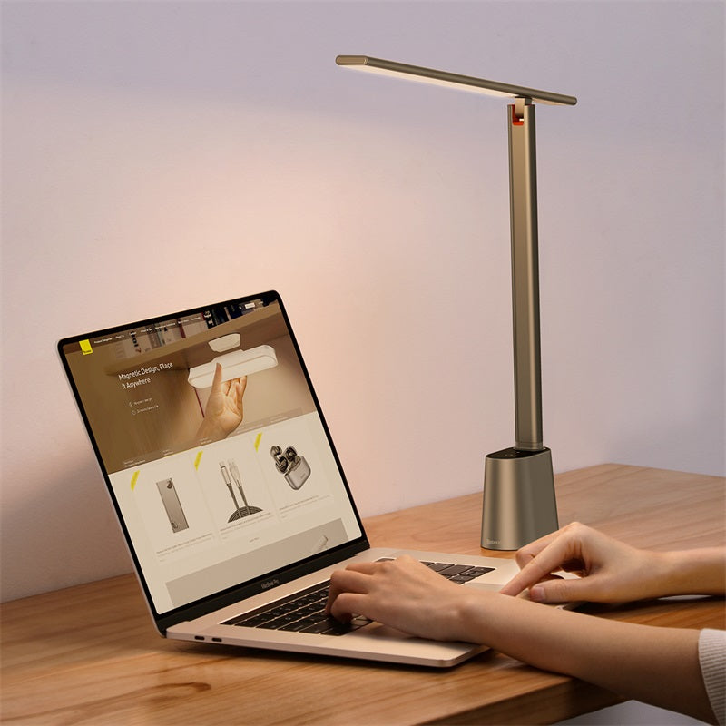 Baseus Smart Eye Series Charging Folding, Reading Desk Lamp, Grey