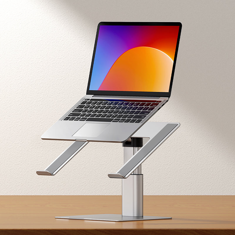 Baseus Metal Adjustable Laptop Stand, Silver Baseus Metal Adjustable Laptop Stand, Silver