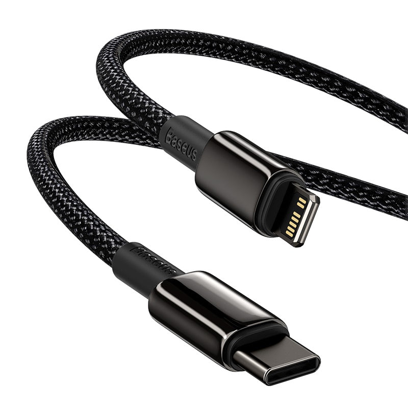 Baseus Fast Charging Data Cable Type-C to Ip PD, 20Watts, 1Mm, Black