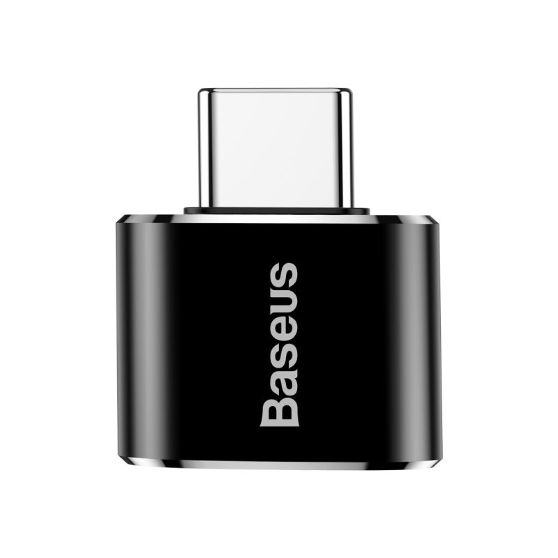 محول صغير Baseus USB إلى Type-C، بطول 1.5 متر، باللون الأسود