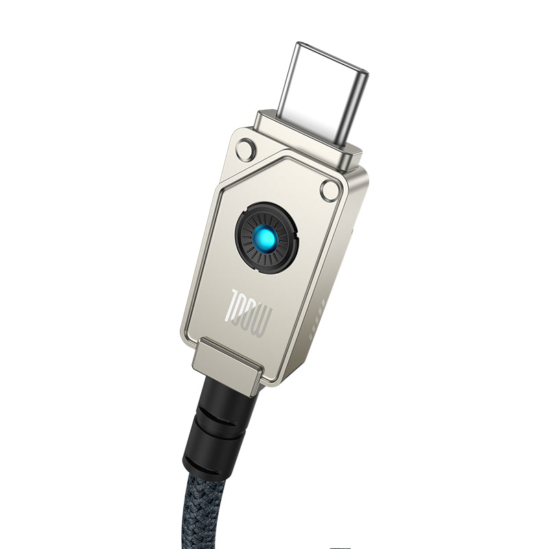Baseus Fast Charging Data Cable Type-C to Type-C, 100Watts, 1Mm, Stellar White Baseus Fast Charging Data Cable Type-C to Type-C, 100Watts, 1Mm, Stellar White