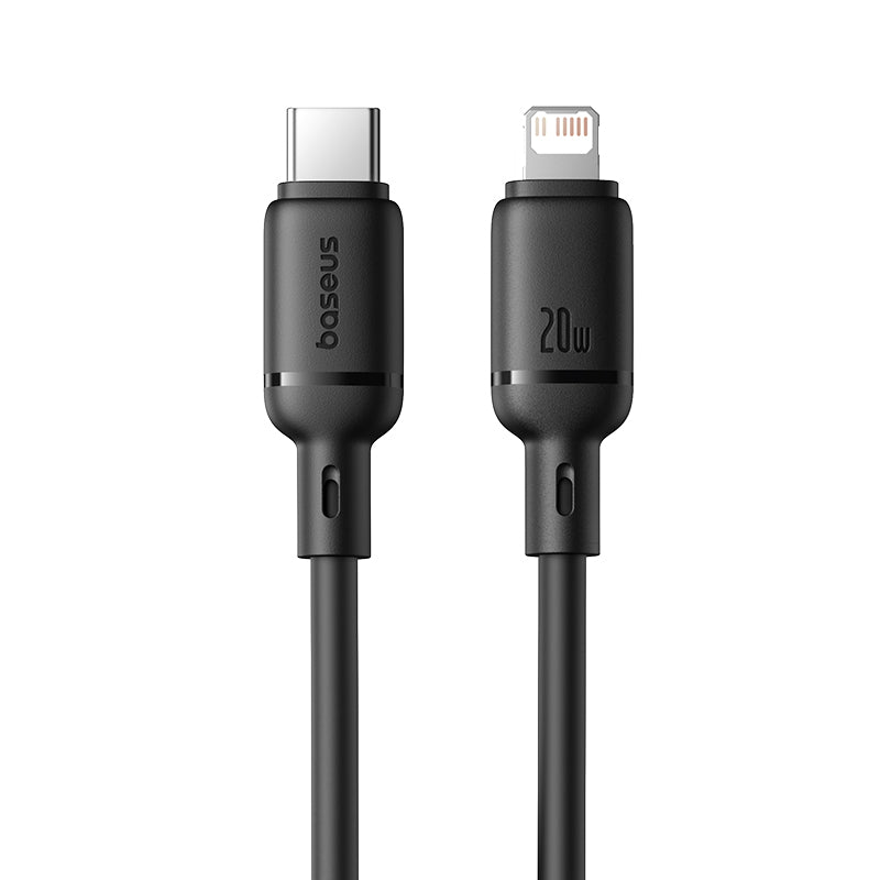 Baseus Fast Charging Cable Type-C to Ip, 20Watts, 1Mm, Cluster Black