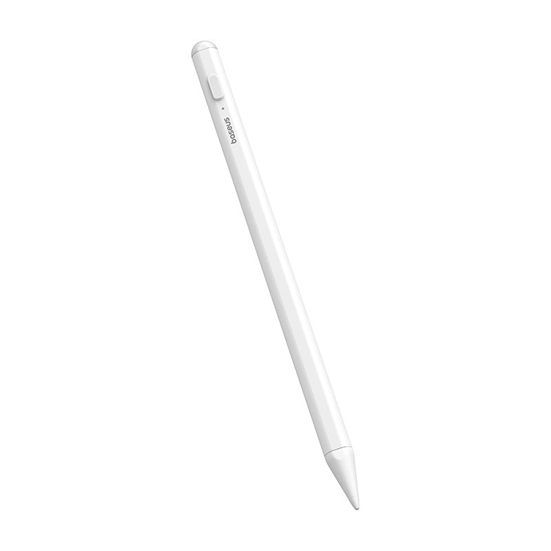 قلم Baseus Smooth Writing Stylus Lite مع مؤشرات LED، باللون الأبيض مون