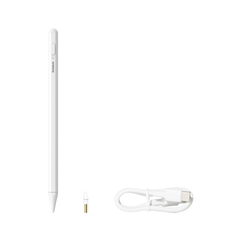 Baseus Smooth Writing Stylus Lite with LED Indicators, Moon White Baseus Smooth Writing Stylus Lite with LED Indicators, Moon White