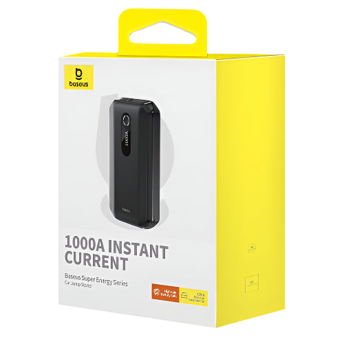 Baseus Super Energy Air Series Car Jump Starter, 10000Mah & 1000A Peak Current, Cluster Black