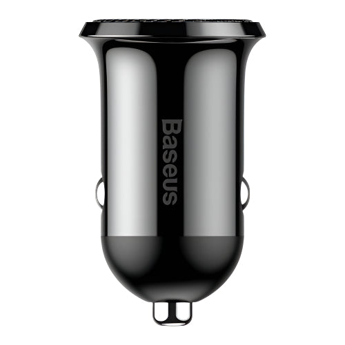 Baseus Grain Pro Car Charger, Dual USB 4.8A, Black Baseus Grain Pro Car Charger, Dual USB 4.8A, Black