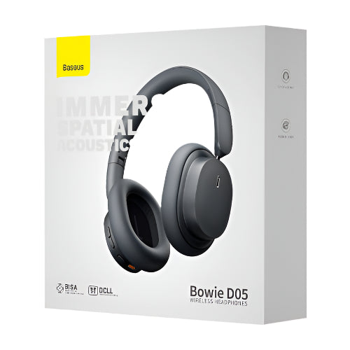 Baseus Bowie D05 Wireless Headphones, Grey Baseus Bowie D05 Wireless Headphones, Grey