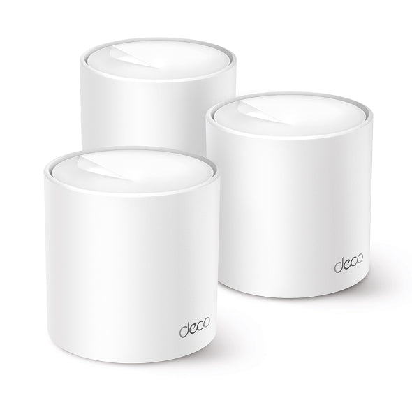 Deco X10(3-Pack)/ Tp-Link Ax1500 Whole Home Mesh Wi-Fi 6 System White