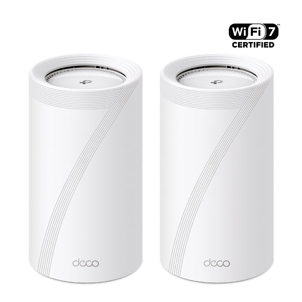 Deco Be85(2-Pack) / Tp-Link Be19000 Whole Home Mesh Wi-Fi 7 System(Tri-Band) White