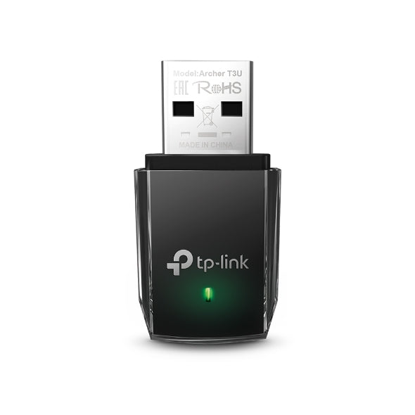 85176290/Archer T3U / TP-Link AC1300 Mini Dual Band Wi-Fi USB Adapter Black ADAPTER / WIFI