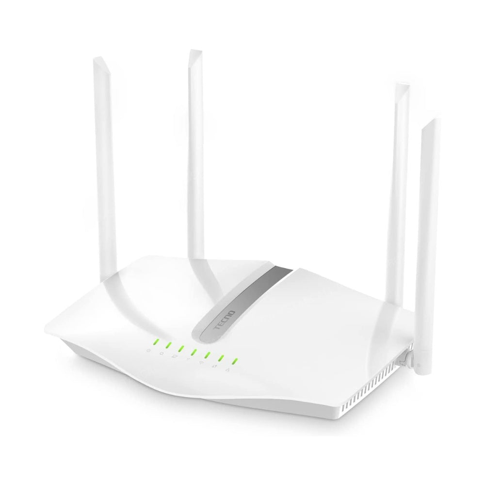 TR660 / TECNO AX1800 WIFI 6 4 Stream Dual Band Router White 8 / 10/100/1000