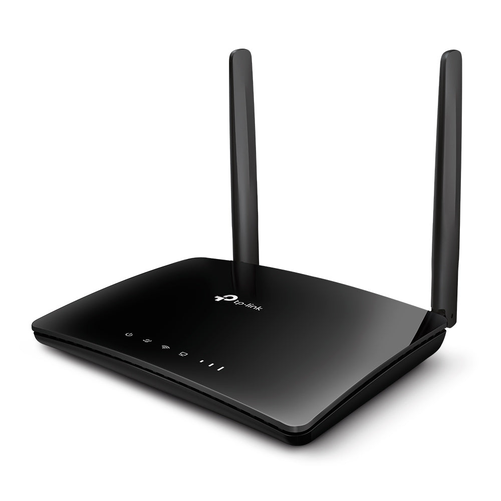 TL-MR6400 / TP-Link 300Mbps Wireless N 4G LTE Router, Black, Build-In 150Mbps 4G LTE Modem, SPEED: 3