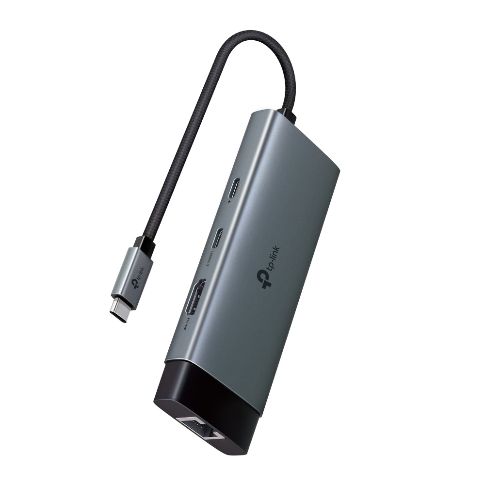 Tp-Link-USB Type-C 6-Port Hub, Silver Tp-Link-USB Type-C 6-Port Hub, Silver