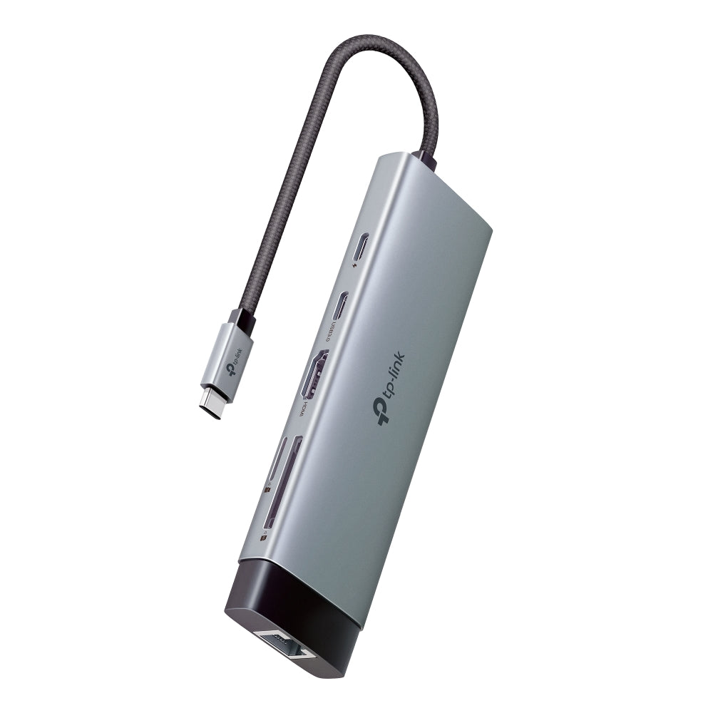 Tp-link-USB Type-C 9-Port Hub, Silver Tp-link-USB Type-C 9-Port Hub, Silver