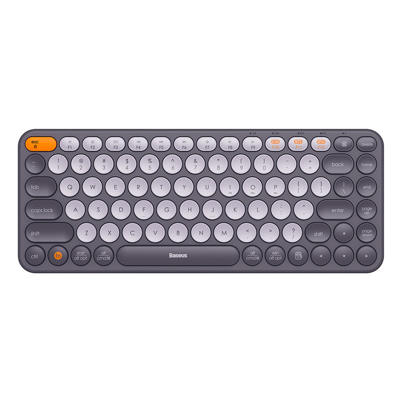 Baseus K01A Wireless Tri-Mode Keyboard Frosted Gray, Connecting with 3 Devices