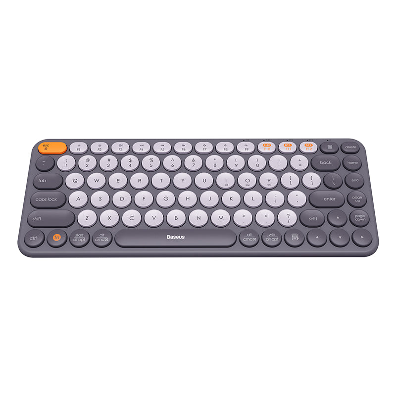 Baseus K01A Wireless Tri-Mode Keyboard Frosted Gray, Connecting with 3 Devices