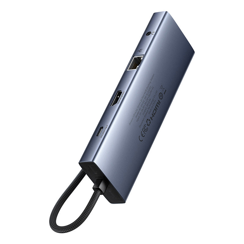 Baseus Ultra Joy Series 10-Port HUB Docking Station Space Grey, Type-C Baseus Ultra Joy Series 10-Port HUB Docking Station Space Grey, Type-C