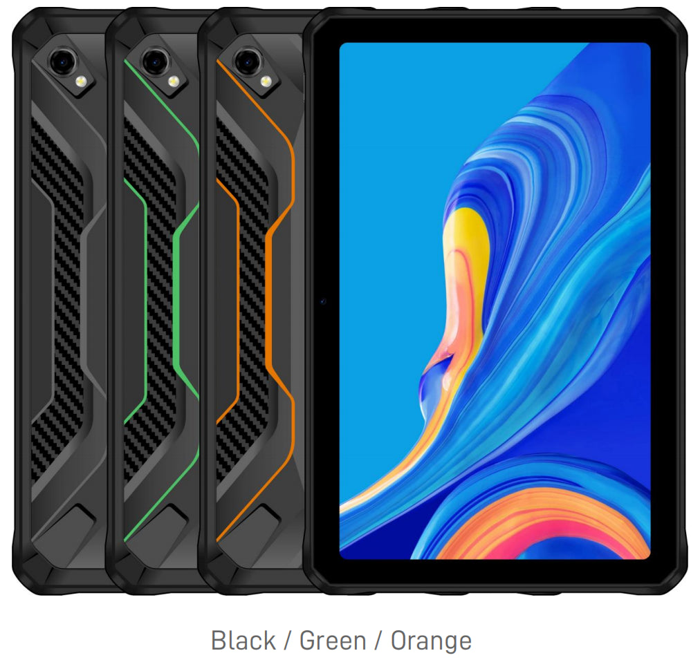 R20-GR/DOOGEE R20 Rugged Dual SIM Tablet 8GB 256GB,10.4"  2.4K,21600mAh,4G Dual SIM,Android 13,Green