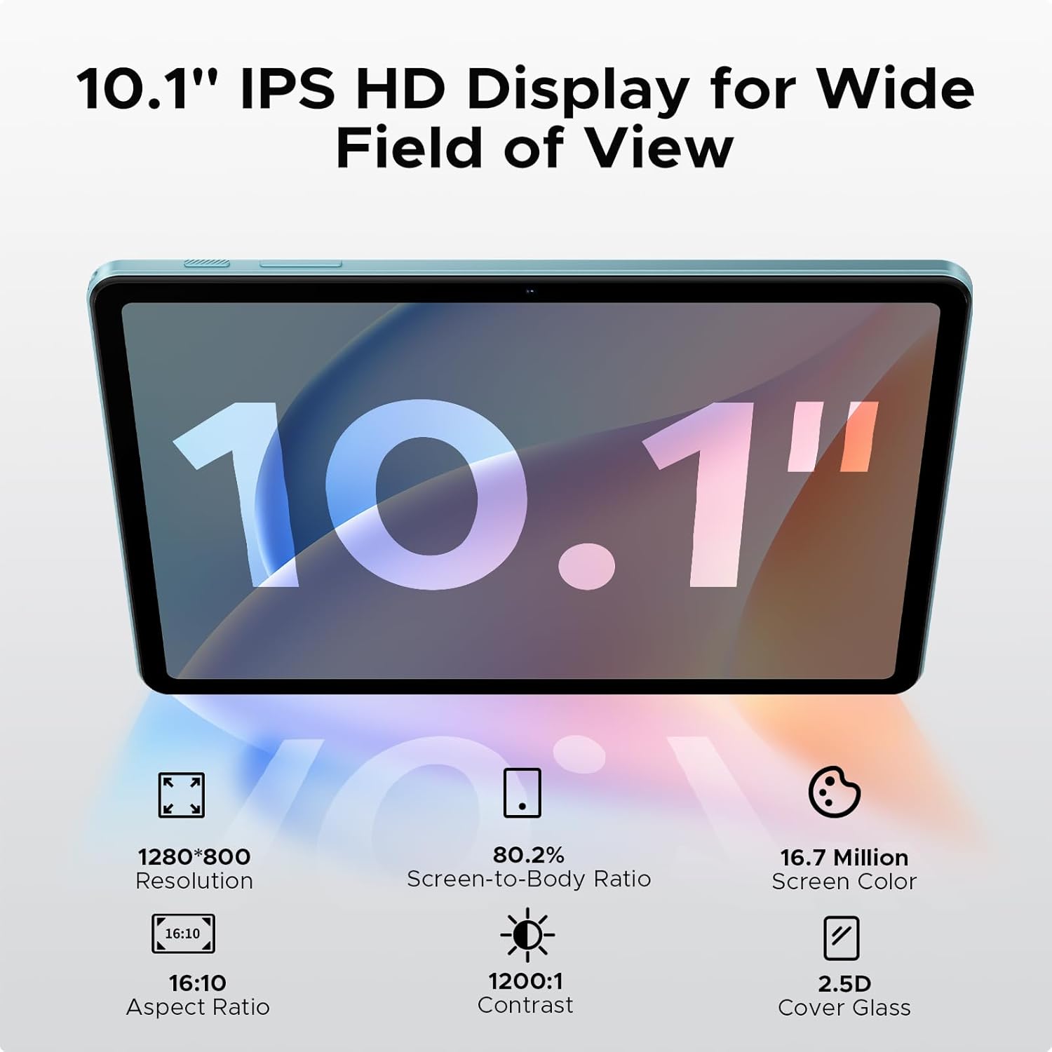 Doogee Tablet A9 Pro Vip Edition, 4GB & 128GB, 10.1Inch, Meteorite Gray