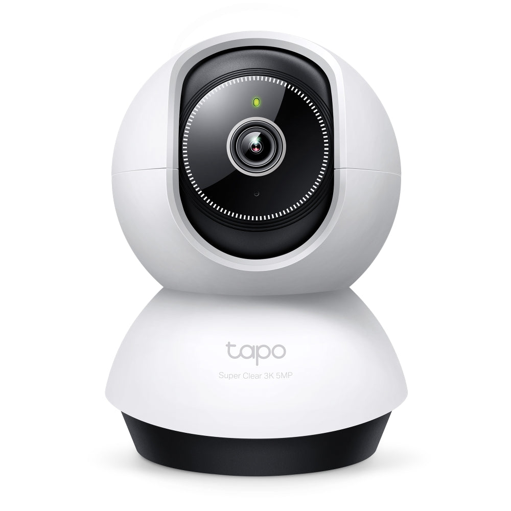 Tp-link Pan Tilt AI Home Security WiFi Camera, CMOS Starlight, 3K 5MP, White