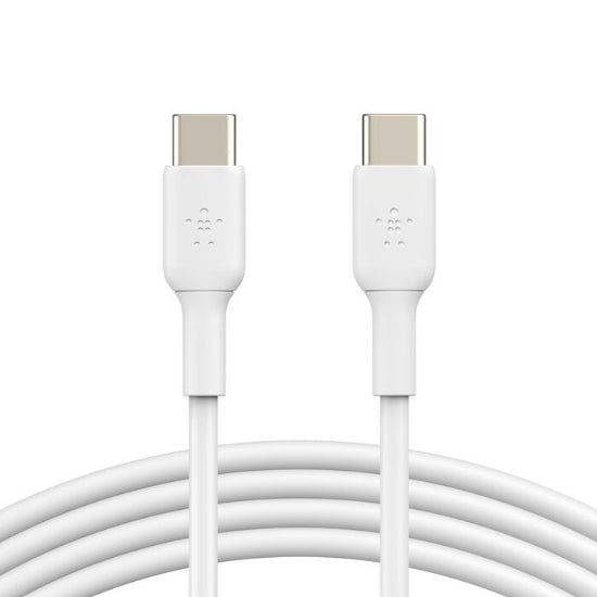 Belkin Boost Charge USB-C to USB-C Cable, 2Mm, White Belkin Boost Charge USB-C to USB-C Cable, 2Mm, White