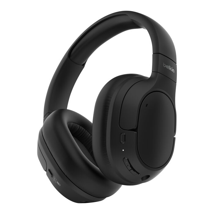 Belkin Sound Isolate Noise Cancelling Headphone, Black