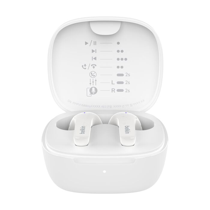 Belkin Sound Form Motion True Wireless Earbuds, White