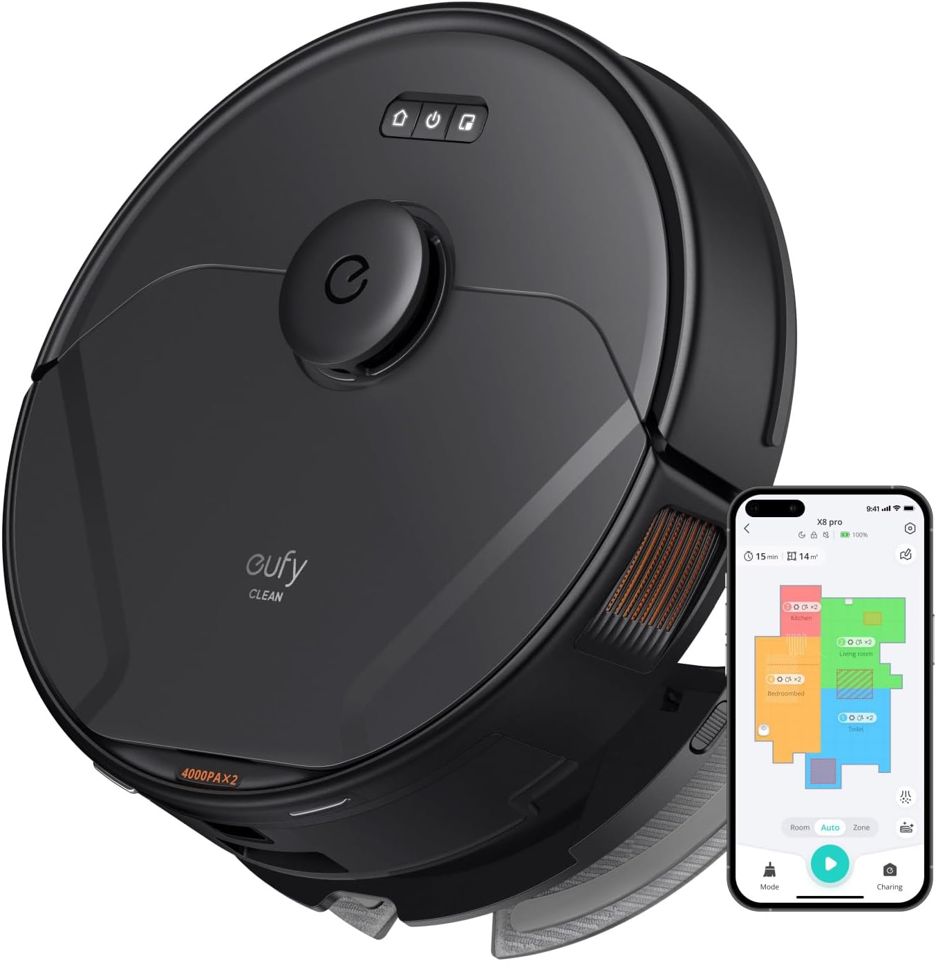 Anker Eufy Clean X8 Pro With Ses Robovac Black