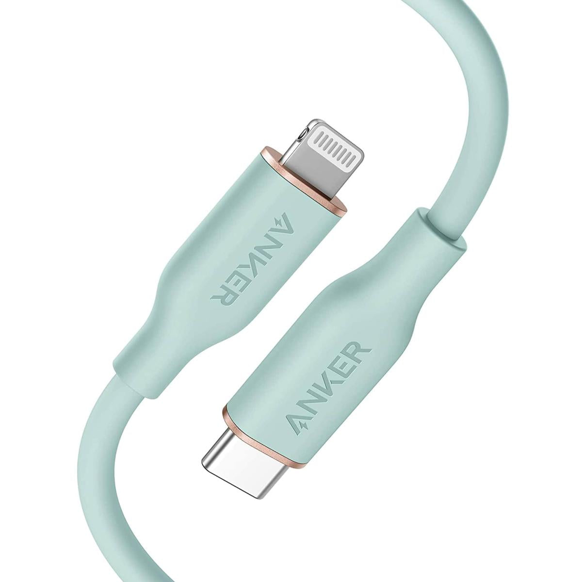 Anker Powerline Iii Flow Usb-C With Lightning Connector 6Ft Green Iteration 1