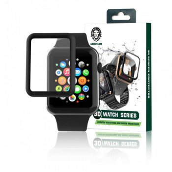 Green 3D Hd Glass Screen Protector For Watch 45Mm