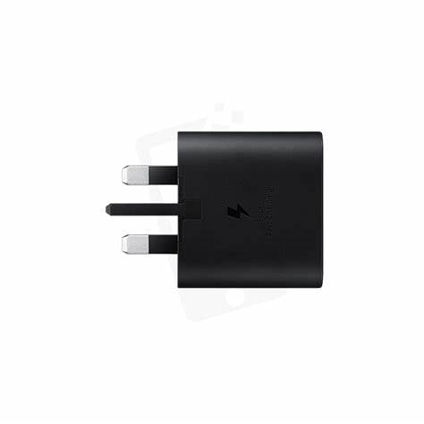 EP-TA800NBEGAE / Samsung 25W PD USB-C Adapter 3 Pin , Black -  8806090986185 Plug / CLEAR / 5W PD USB-C Adapter 3 Pin , Black