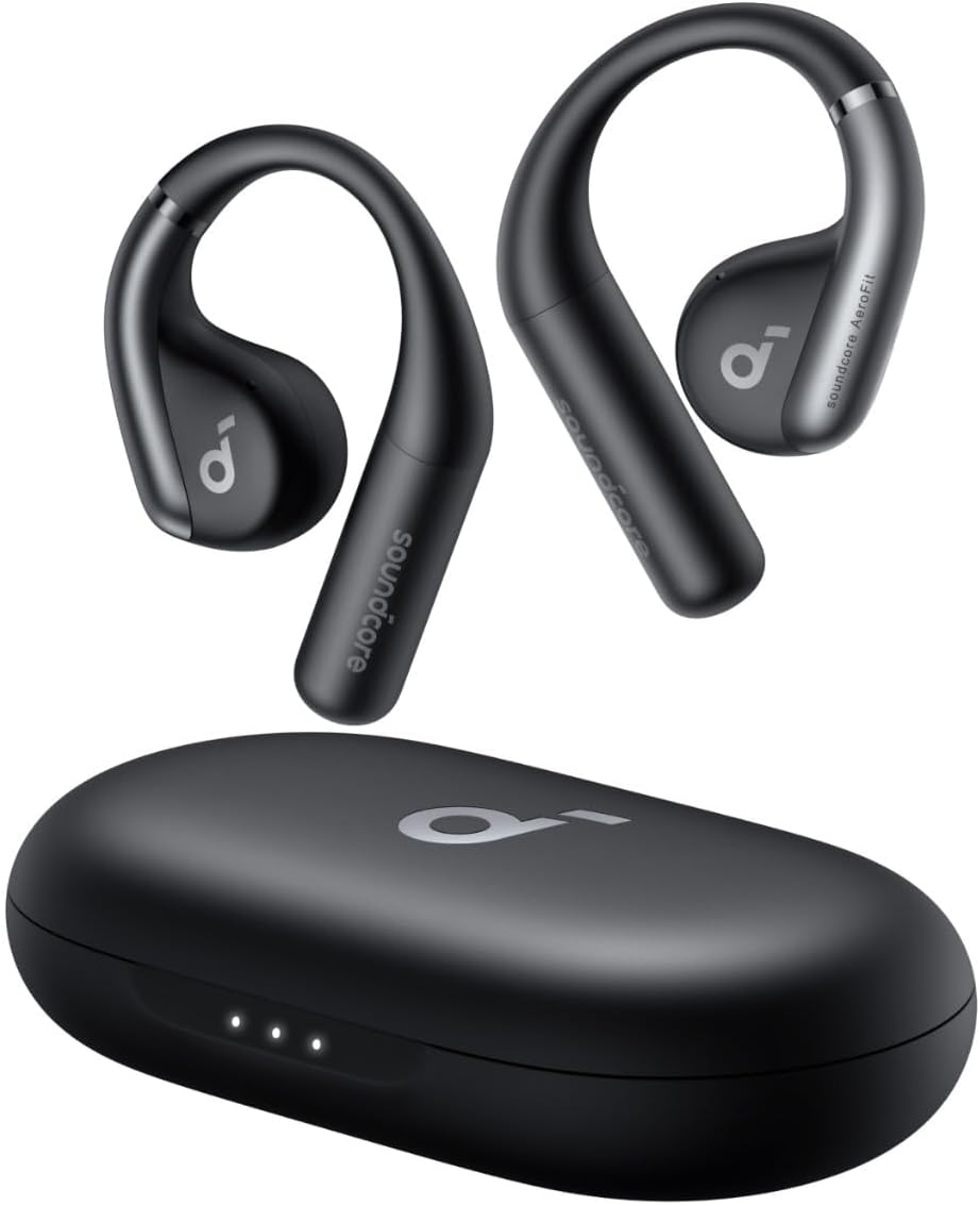 A3872H11 / Anker Soundcore AeroFit Black EarPods-194644173951 EarPods / BLACK / Soundcore AeroFit Black EarPods