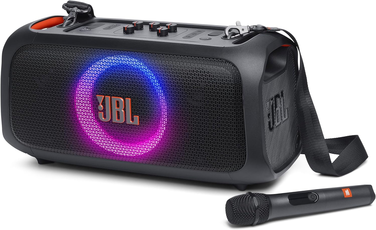 JBLPBOTGESEU2-BK / JBL PartyBox On-The-GO Essential Portable Bluetooth Speaker Black - 1200130008573