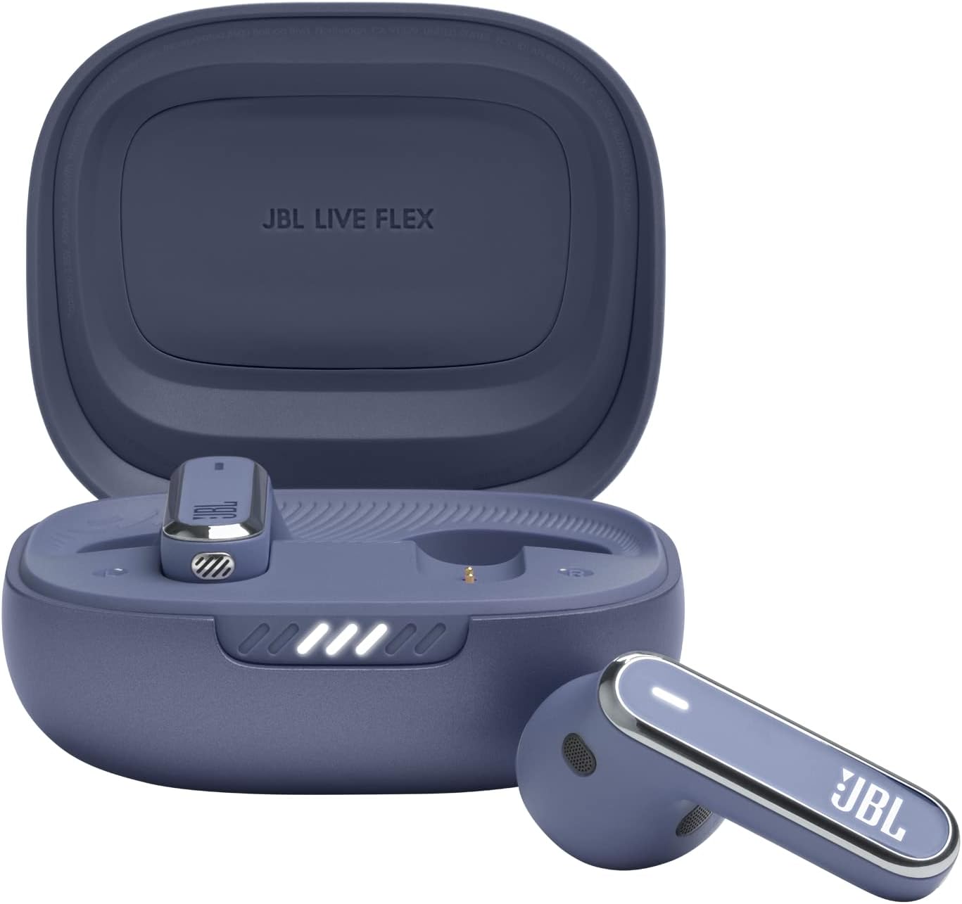 JBLLIVEFLEXBLU / JBL Live Flex True Wireless Noise Cancelling Earbuds Blue - 6925281960871