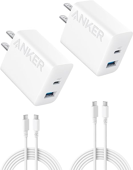 A2348L21 / Anker  20W Wall Charger (2 Ports) White 194644167882 20 WATT