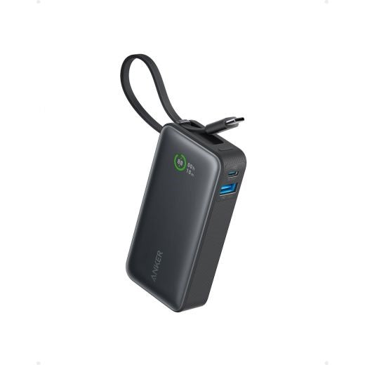 A1259H11 / Anker Nano Power Bank (30W,Built-In USB-C Cable) 10K Black  194644155575 30 WATT