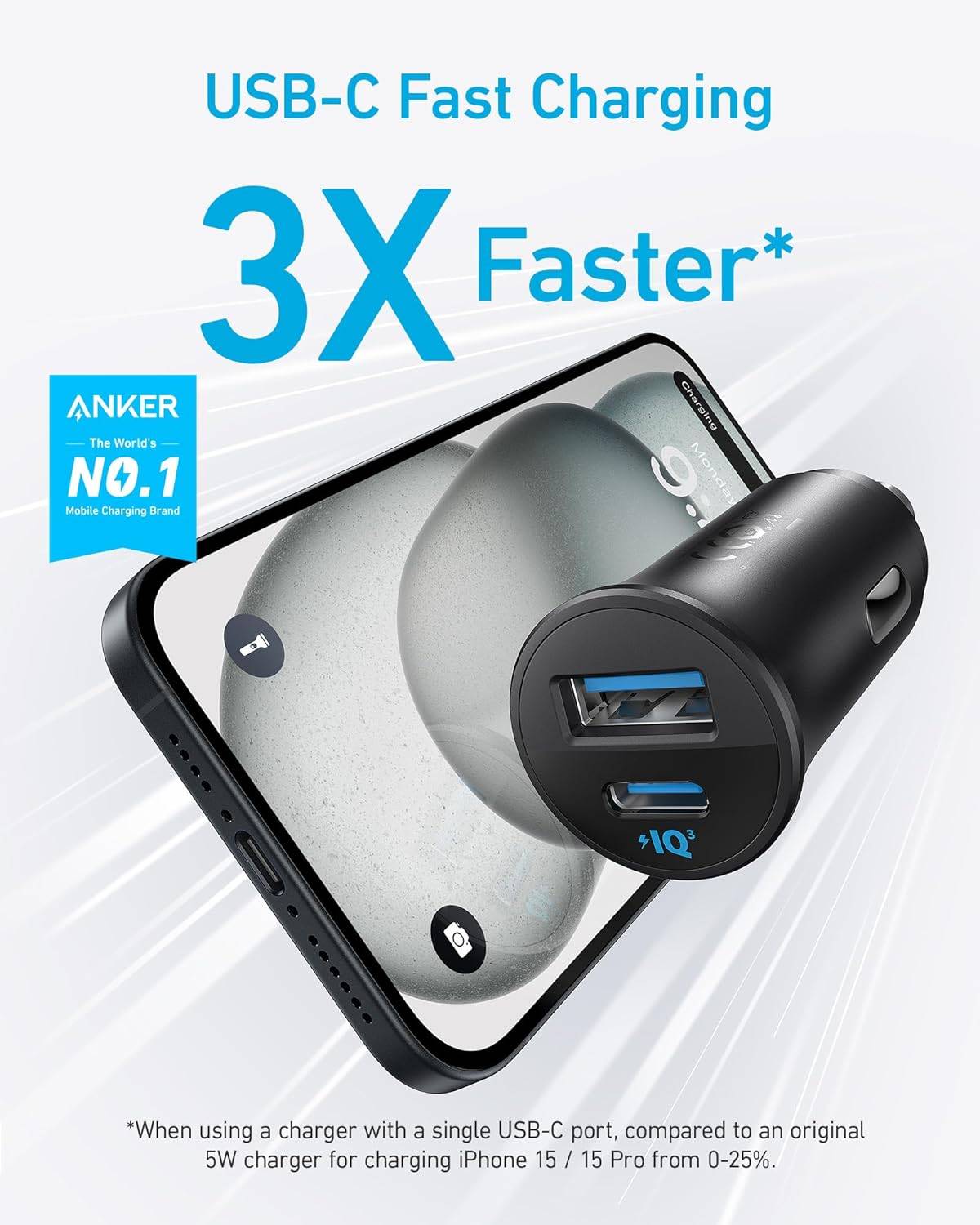 A2741H11/Anker Car Charger (30W, 2 Ports) Black-194644195076