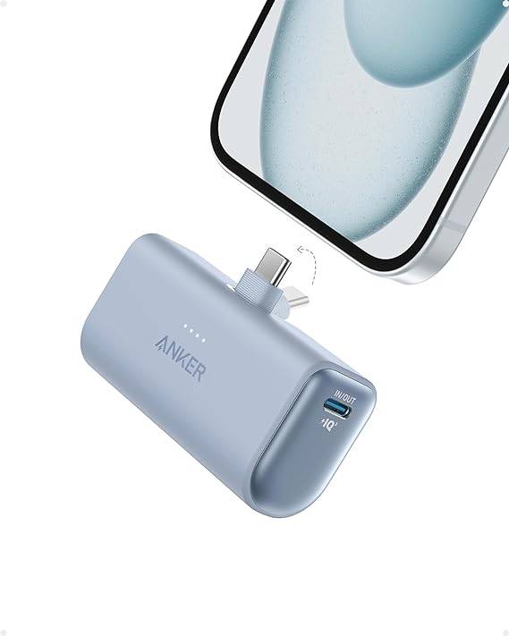 A1653H31/Anker Nano Power Bank (22.5W, Built-In USB-C Connector) Blue-194644170844