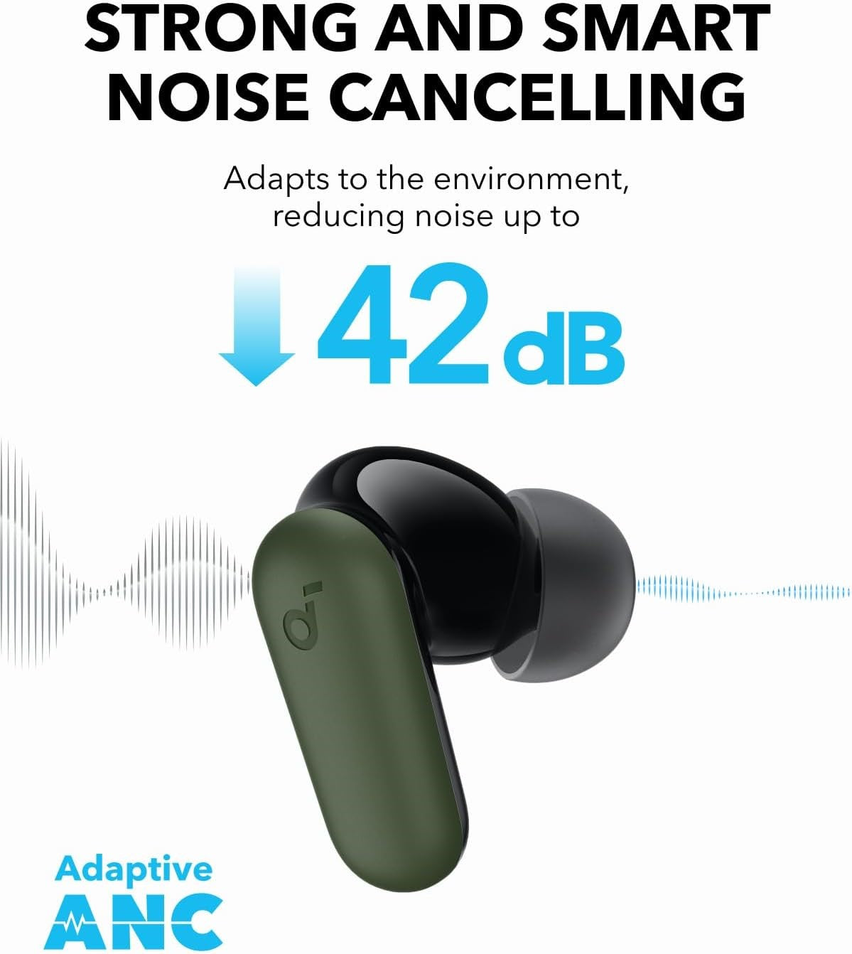 A3959H61 / Anker Soundcore R50i NC Green-194644041250