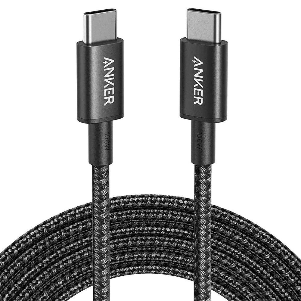 A8753H11 / Anker New Nylon USB-C to USB-C 2.0 Cable 6ft Black -194644187248