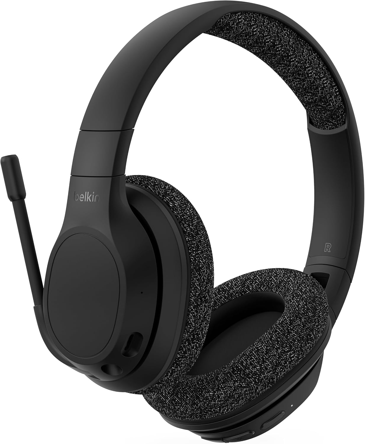 Sound Form Adapt Over Ear Headset W/Boom Mic Black