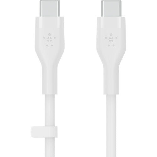 Boost Charge Flex USB-C to USB-C Silicone Cable, 3M White