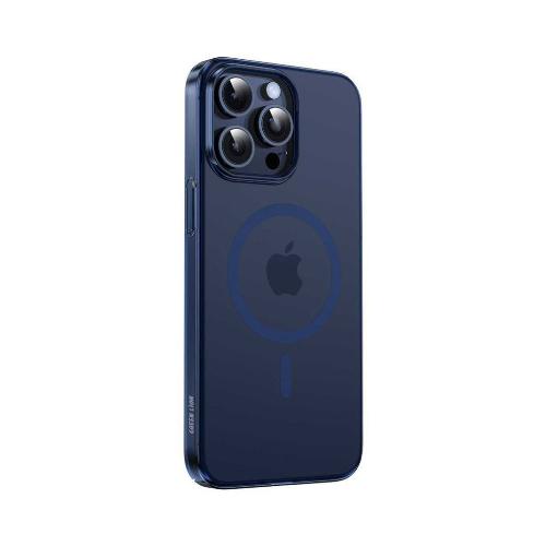 Green Lion Mag safe Delgado Case, iPhone 15ProMax, Blue