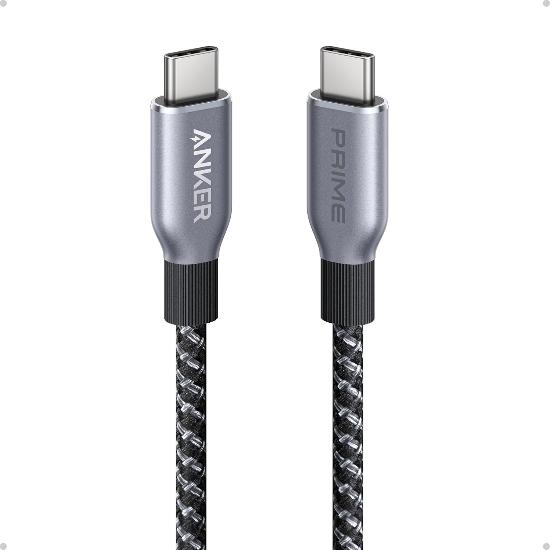 Anker Cable USB C To USB C, 1.2M, 240Watts, Upcycled Braided, Black