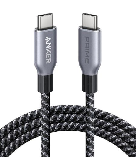 Anker Cable Prime USB-C to USB-C, 3Mm, 240Watts, Grey