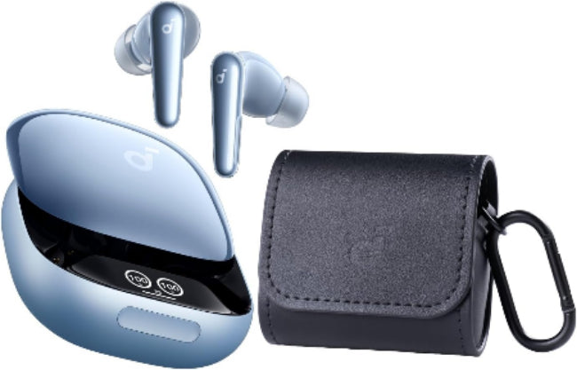 سماعات Anker Sound Core Liberty 4 Pro، باللون الأزرق