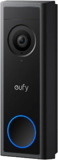 جرس باب فيديو Anker Eufy C30، باللون الأسود