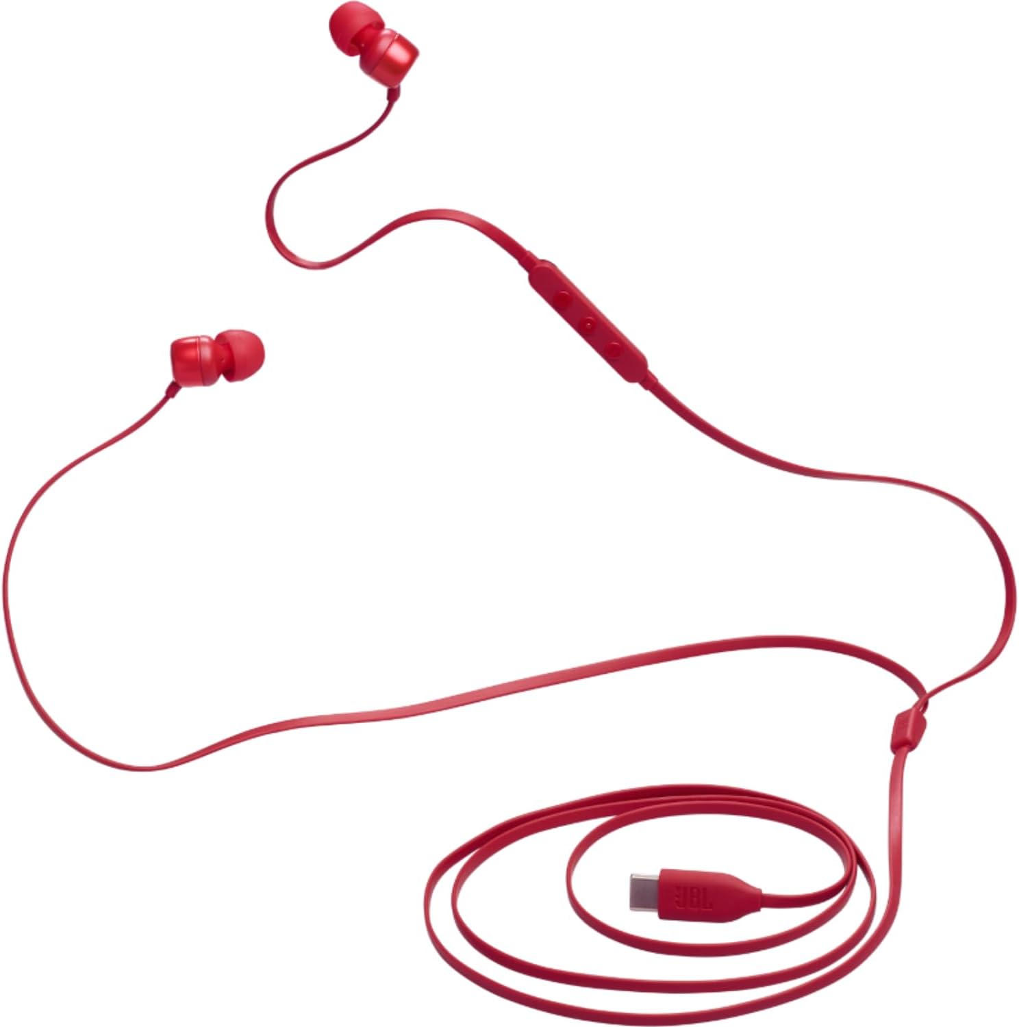 JBL T310C USB-C Wired Earphones, Red