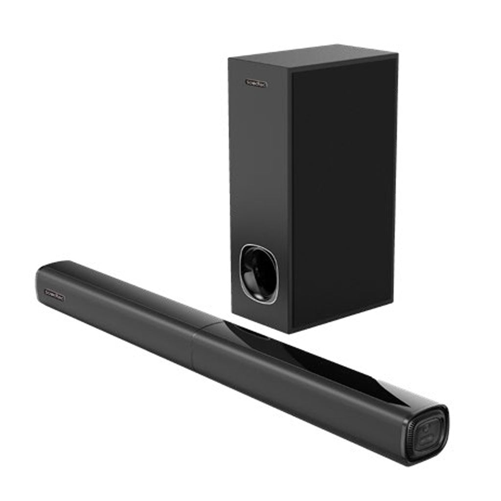 Porodo Soundtec 2.1CH Soundbar, 100Watts, Black